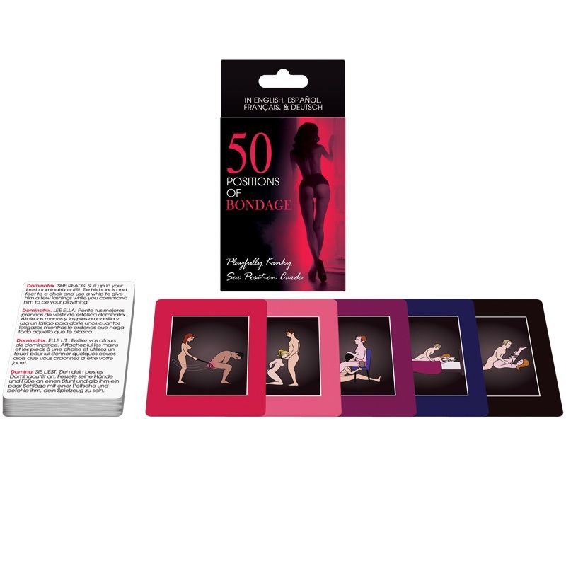 Jeu de Cartes de Positions Sexuelles Bondage – Libère tes fantasmes