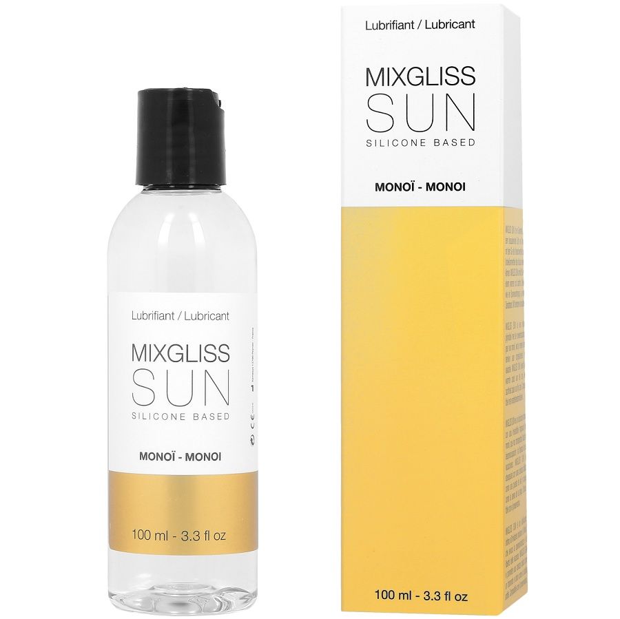 Lubrifiant silicone longue durée parfum Monoï – Mixgliss