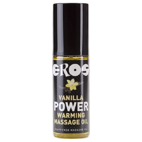 <strong>Huile de massage comestible à la vanille</strong> avec effet chauffant
