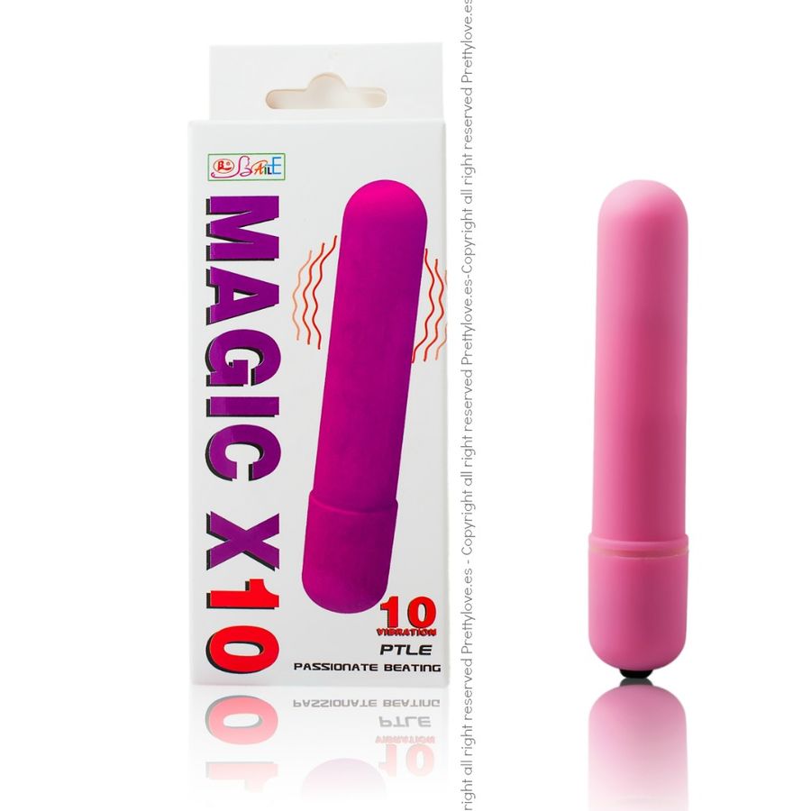 Vibromasseur magique Magic X10 en silicone velouté