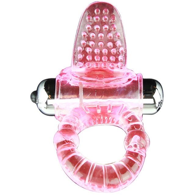 Anneau vibrant pour pénis avec stimulateur clitoridien