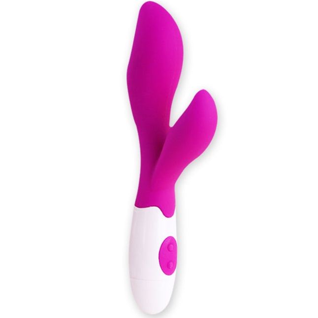 Vibromasseur rampant lilas pour double stimulation orgasmique