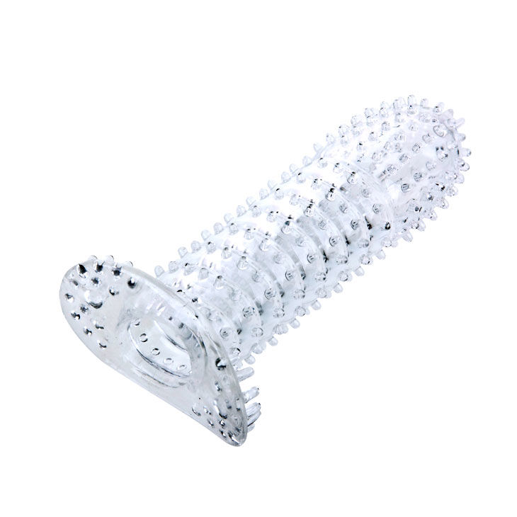 Coque pénienne texturée en silicone pour sensations intenses