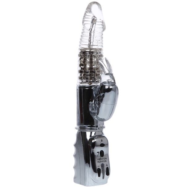 Vibrateur haute technologie avec perles rotatives pour plaisir total