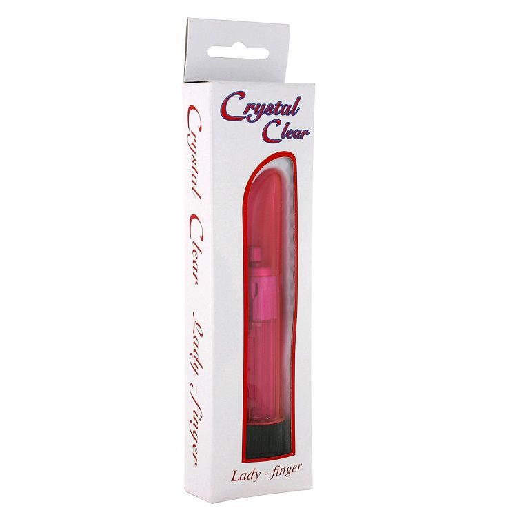 Vibromasseur à doigt transparent Lady pour plaisir discret et intense