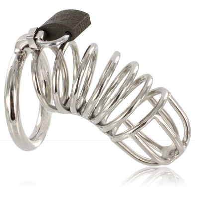 Cage de Chasteté Métallique BDSM - Soumission et Contrôle Absolu