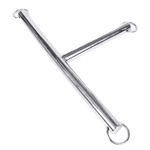 Écarteur Barre en T Acier Inoxydable – Accessoire de Bondage Élégant