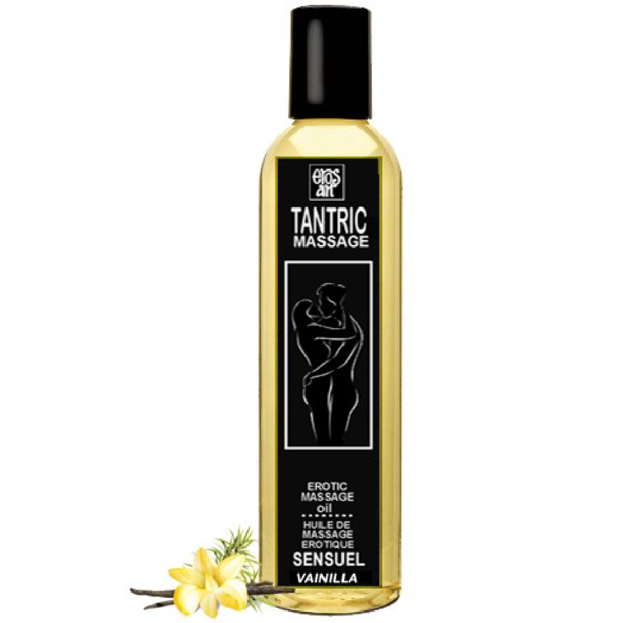 Huile de massage tantrique à la vanille – Éveil des sens et complicité