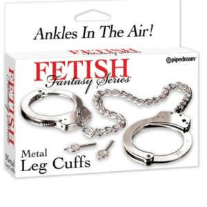 Menottes de cheville en métal pour jeux BDSM sécurisés
