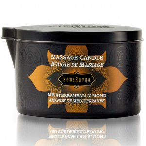Bougie de massage Kamasutra amande douce – moment sensuel garanti