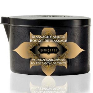 Bougie de massage Kamasutra bois de santal – chaleur & sensualité