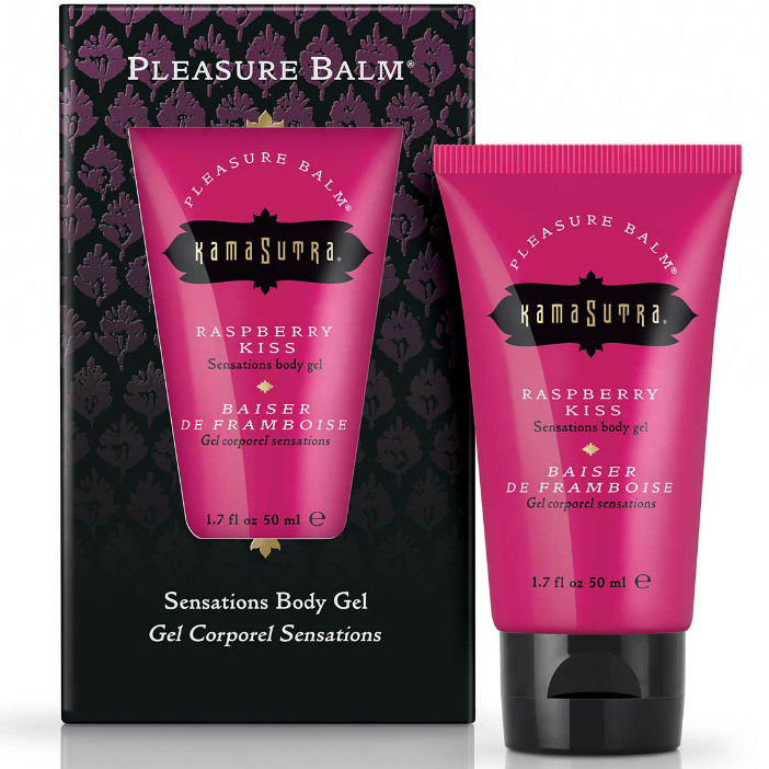 Gel intime stimulant goût crème de framboise