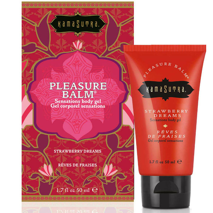 Gel stimulant fraise pour sensations intimes enivrantes