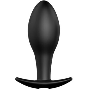 <strong>Plug anal vibrant silicone</strong> avec télécommande et design ancre