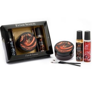 Coffret chocolat aphrodisiaque Extase Sensuel pour jeux érotiques