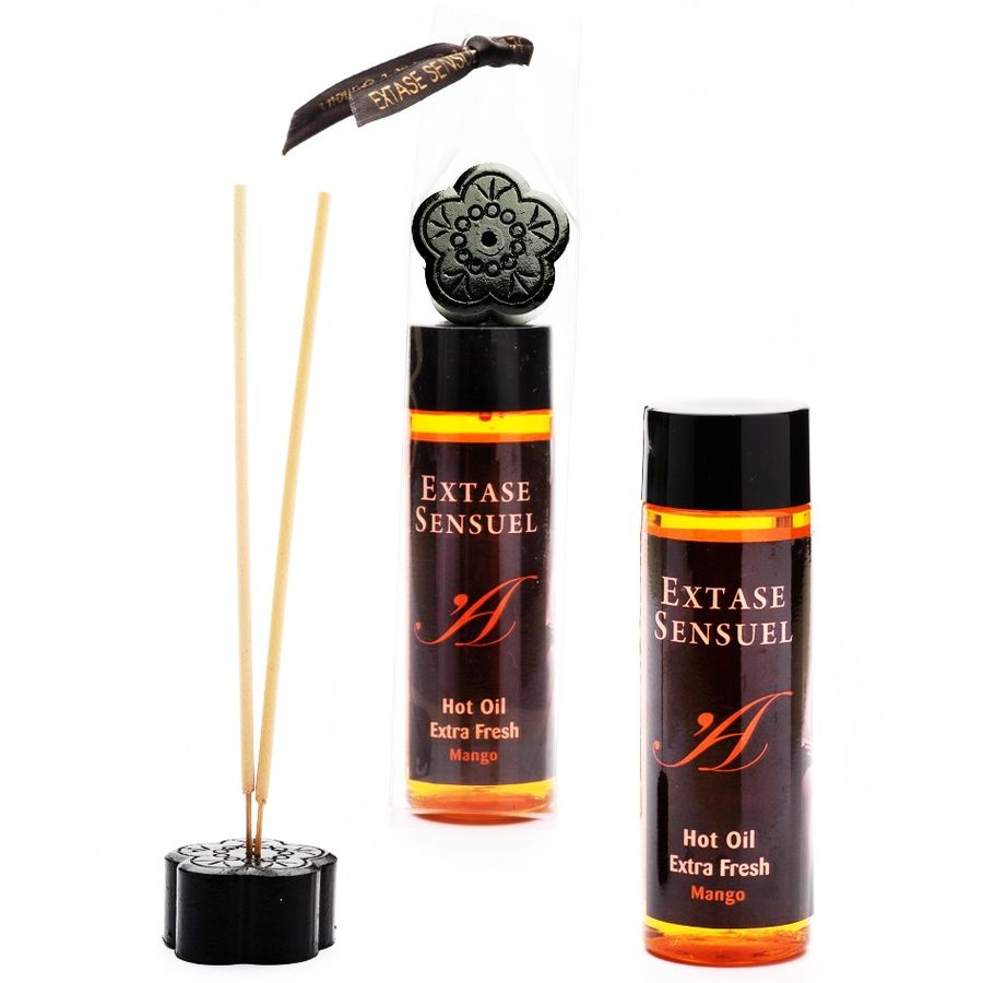 Huile de massage extra fraîche pour sensations intenses