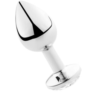 Plug anal en aluminium avec bijou – Raffinement et plaisir intense