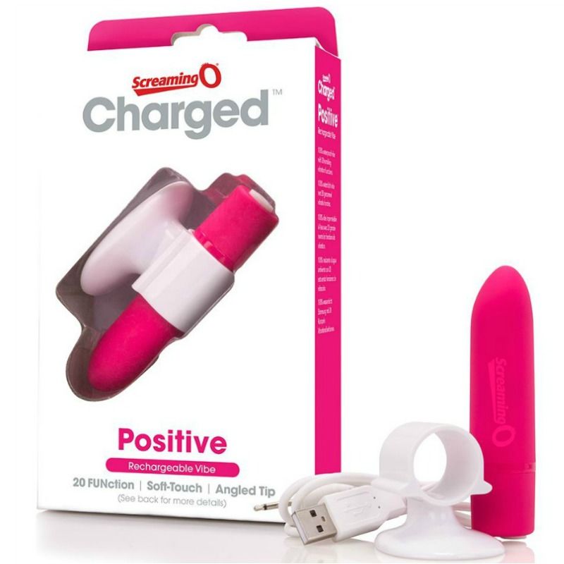 Masseur vibrant Positive rechargeable : plaisir intense et élégant
