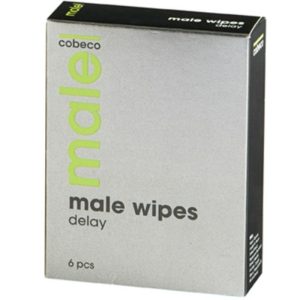 Lingettes retardantes intimes MALE Cobeco Wipes Delay