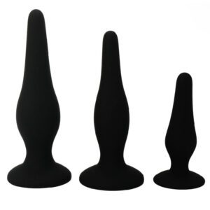 Kit de bouchons anaux en silicone pour débutants