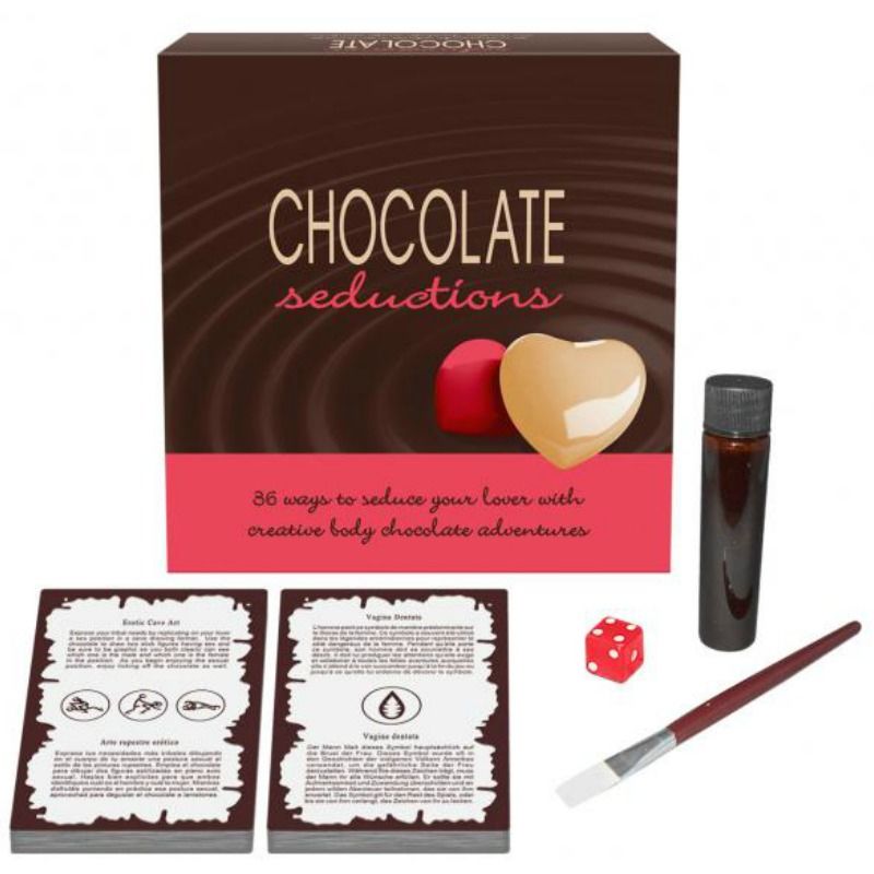 Jeu érotique chocolat corporel – 36 cartes de séduction