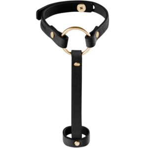 Bracelet BDSM noir vegan – l'accessoire mode érotique par excellence