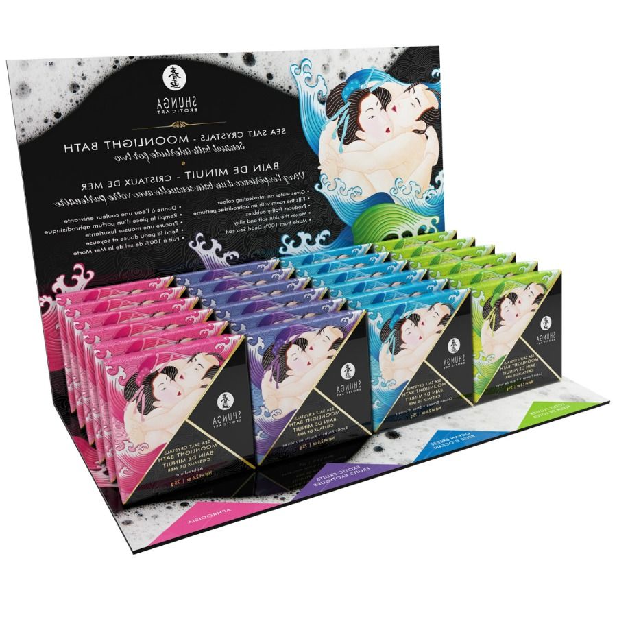 Sels de Bain Aphrodisiaques Shunga – Plonge dans une Oasis de Plaisir