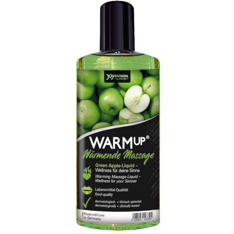 <strong>Huile de massage chauffante comestible</strong> pour éveiller les sens