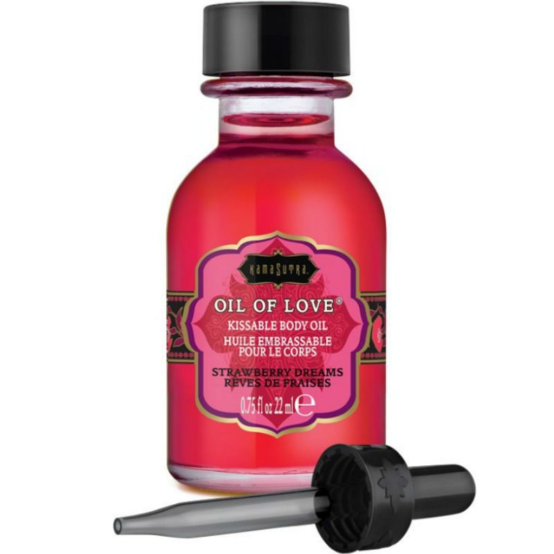 <strong>Huile d'amour chauffante Strawberry Dreams</strong> – Préliminaires sensuels et gourmands