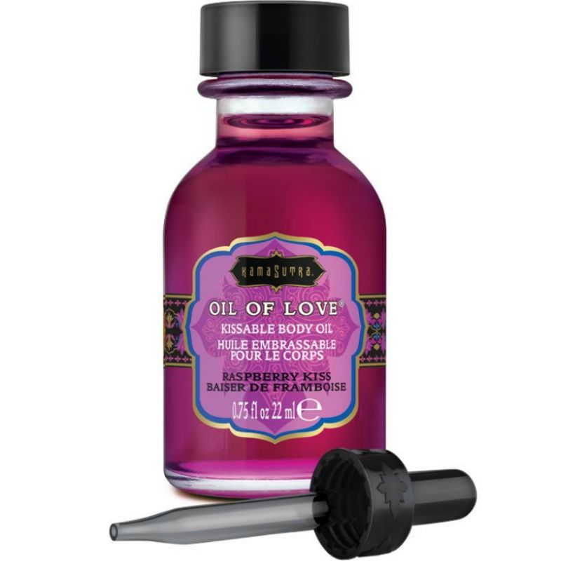 Huile embrassable framboise Kamasutra pour préliminaires torrides