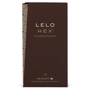 Préservatifs XL HEX Respect LELO – Confort & sensations intenses