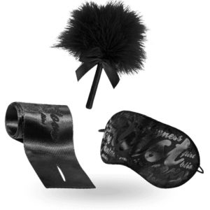 Coffret BDSM Instruments de Plaisir – Menottes, Masque & Duster