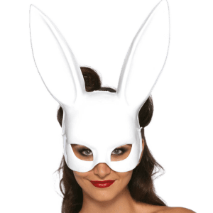 Masque de lapin bondage pour jeux sensuels et domination