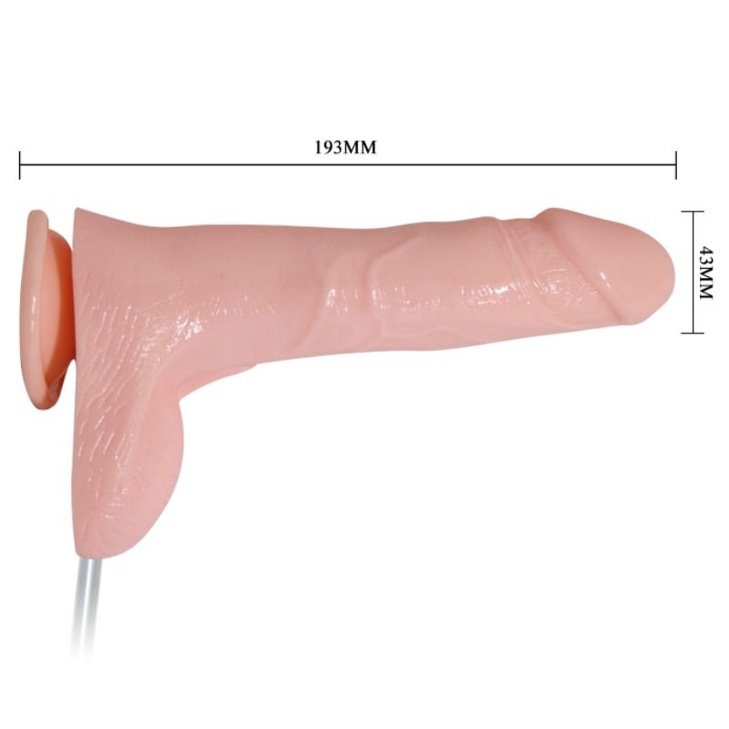 Gode réaliste vibrant avec fonction éjaculatoire pour orgasme intensifié