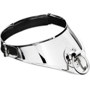 Collier d'esclave en acier inoxydable pour jeux BDSM - Élégance et soumission