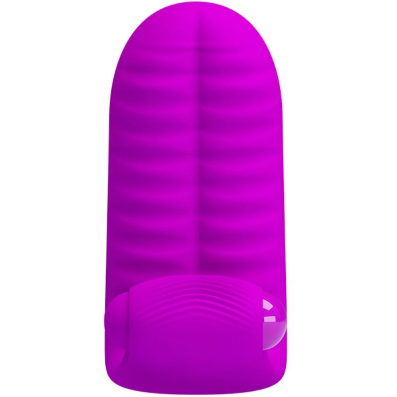 Vibromasseur doigt texturé pour stimulation clitoridienne