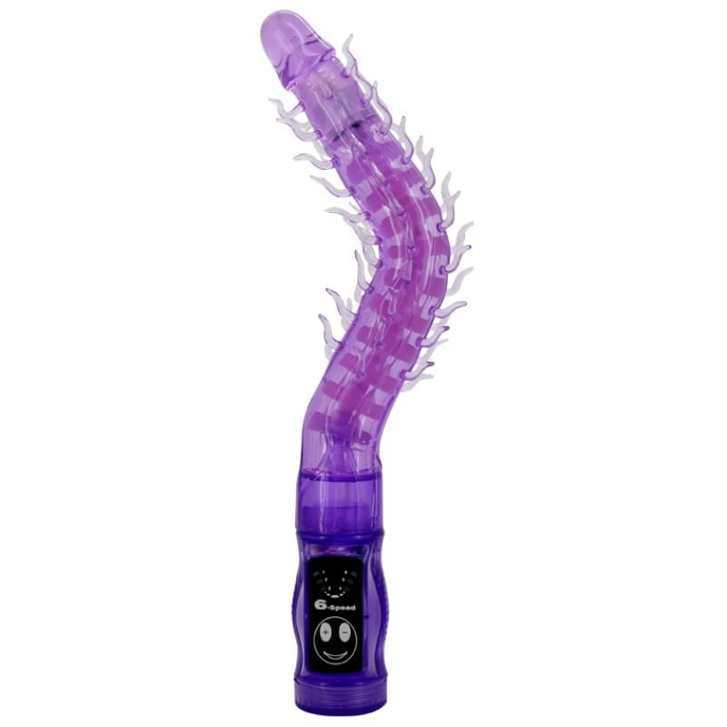 Vibromasseur flexible pour stimulation clitoridienne et point G