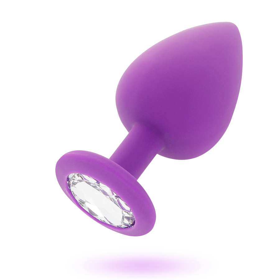 Explore des plaisirs raffinés avec le Plug Anal Silicone Diamant