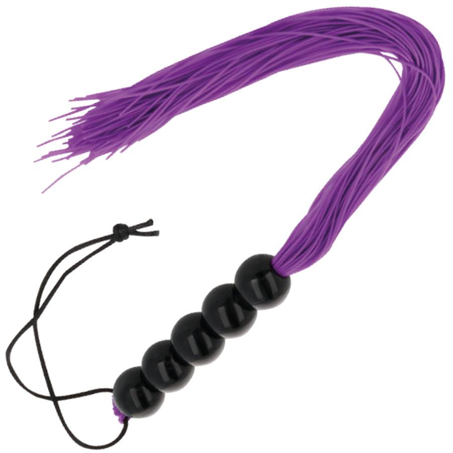 Fouet BDSM lilas Darkness – Élégance sensuelle et dominatrice