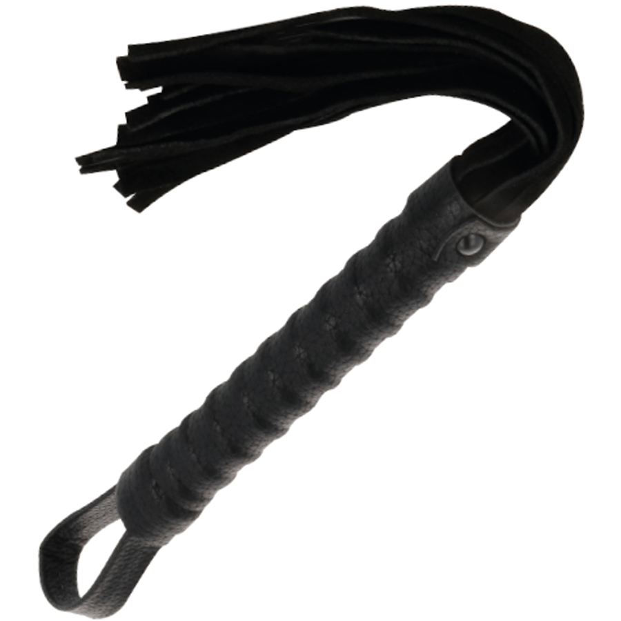 Fouet de bondage noir Darkness – Pour des jeux BDSM élégants et intenses