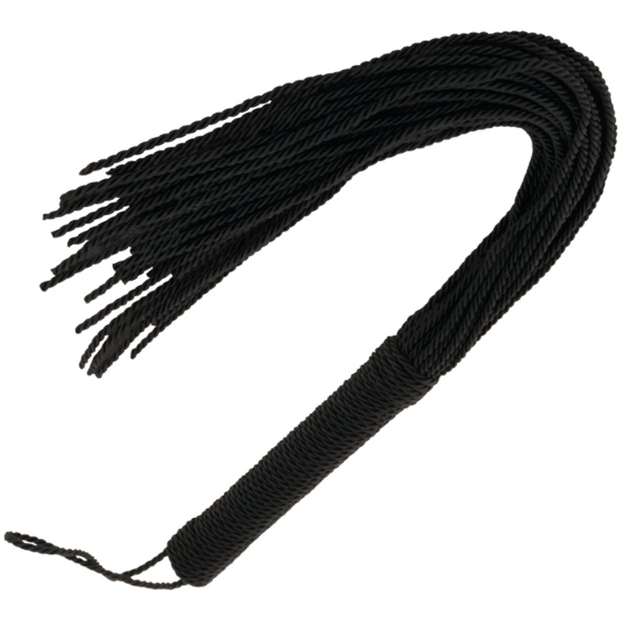 Fouet de bondage noir élégant Darkness – Subtil plaisir BDSM