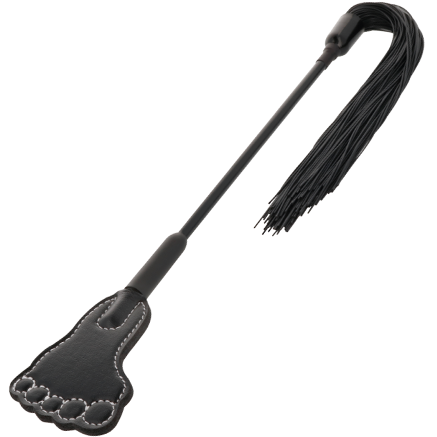 Cravache BDSM double fonction Darkness – Prends le contrôle avec élégance