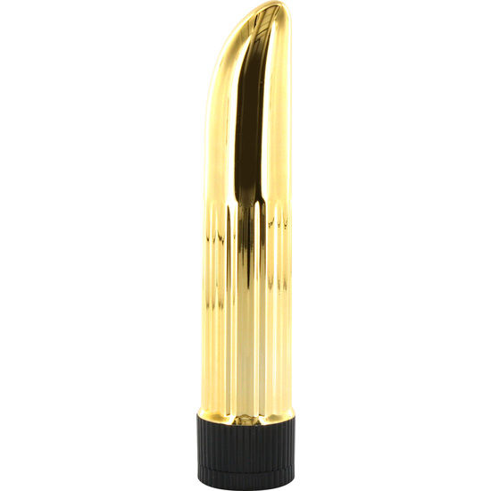 <strong>Vibromasseur doré</strong> classique pour plaisirs raffinés