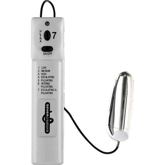Œuf vibrant télécommandé ULTRA 7 – Vibrations puissantes et discrètes