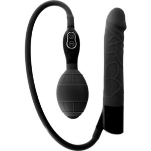 Vibromasseur unisexe avec pompe en silicone pour une expansion maximale