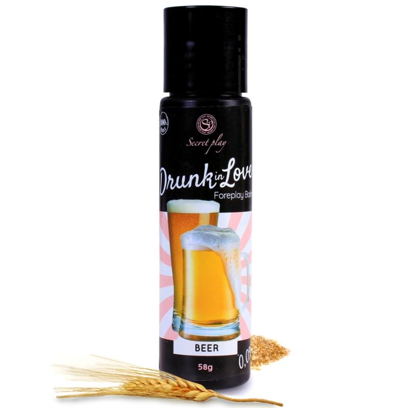 Lubrifiant comestible saveur bière Secret Play – 100% plaisir gourmand