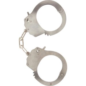 Menottes de poignet avec chaîne en acier pour jeux BDSM