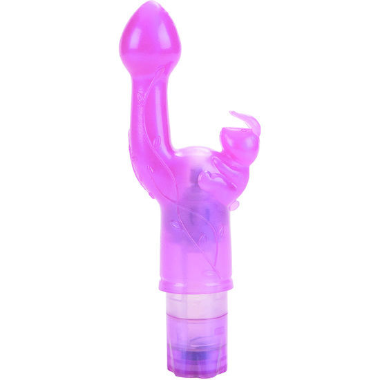 Vibromasseur lapin flexible étanche à double moteur