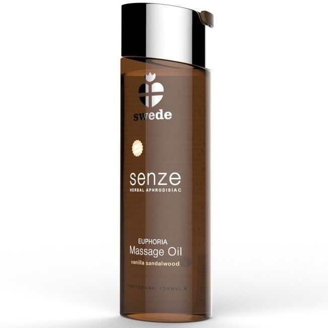 Huile de massage aphrodisiaque Vanille Bois de Santal 100% végétalienne