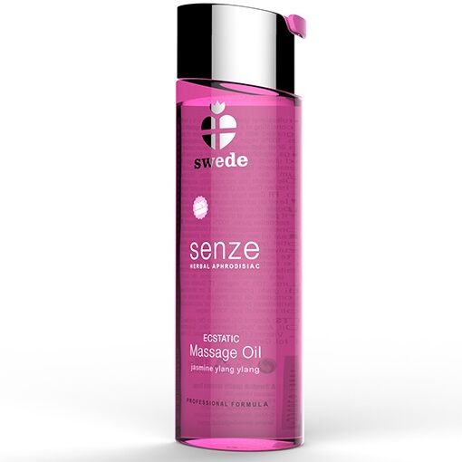 Huile de massage aphrodisiaque végétalienne au jasmin et ylang-ylang